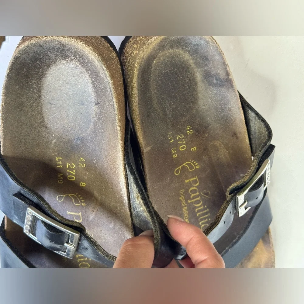 Birkenstock Papillio Mayari Black Sandals Size 42